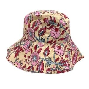 Hat Attack, Printed Floral Bucket Hat,‎ Pink  Colorway- NWT